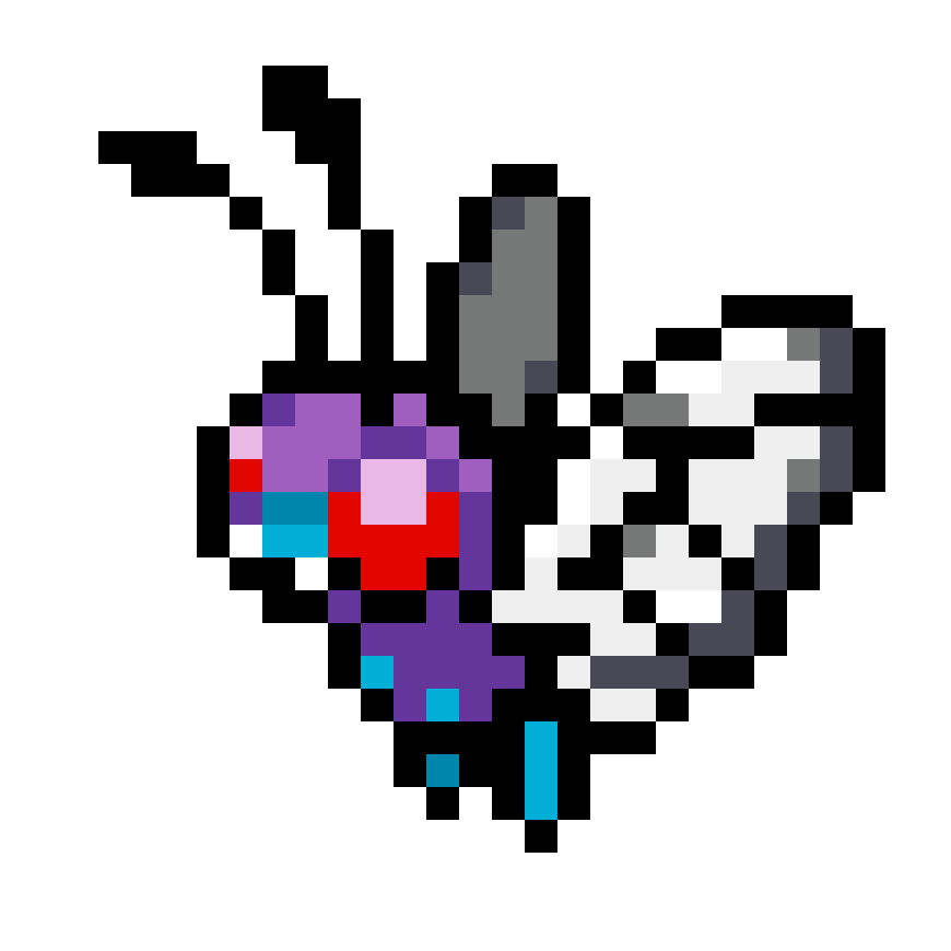 #012 Butterfree pärlplatta mall