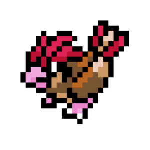 #17 Pidgeotto pärlplatta mall