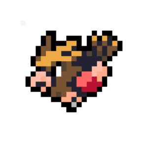 #21 Spearow pärlplatta mall