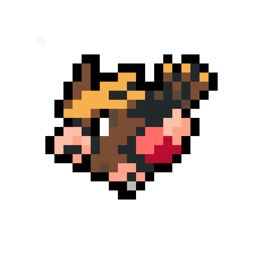 #21 Spearow pärlplatta mall