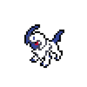 Absol pärlplatta mall