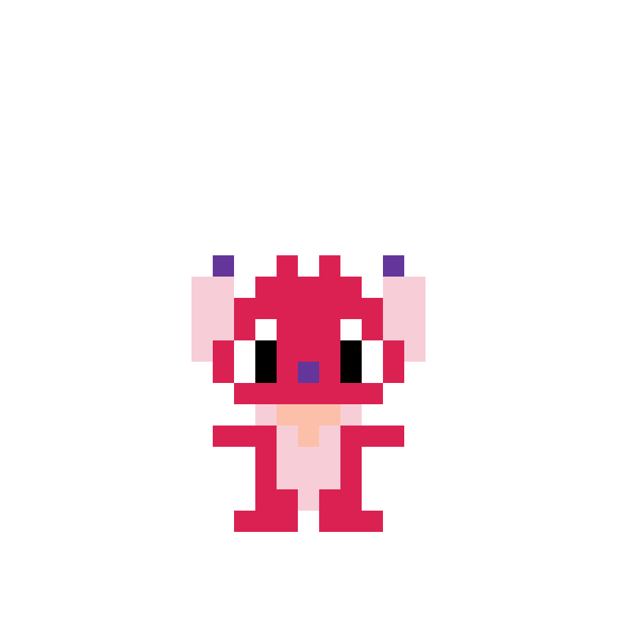 Angel (Stitch Rosa) Parlplatta Mall (PDF)