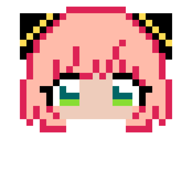 Anya Ansikte 5mm Liten Parlplatta Mall – 389 parlor | ParlEventyr