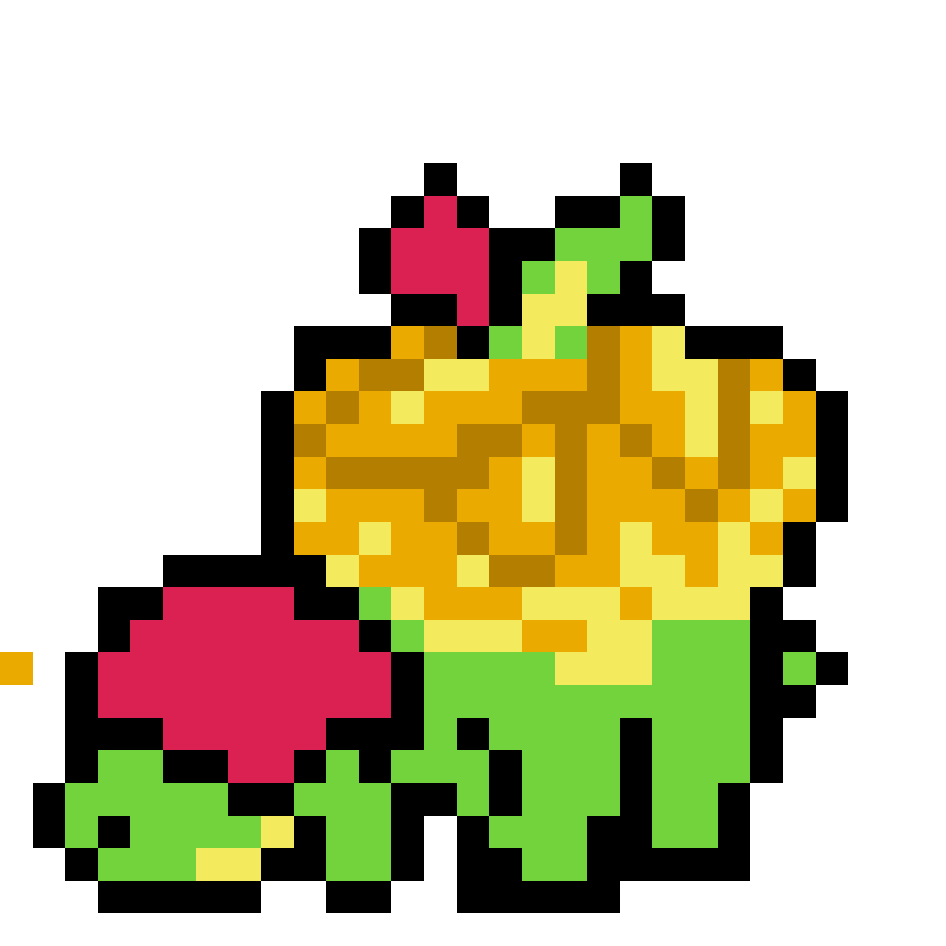 Appletun pärlplatta mall