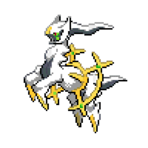 Arceus pärlplatta mall