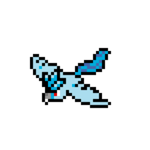 Articuno pärlplatta mall