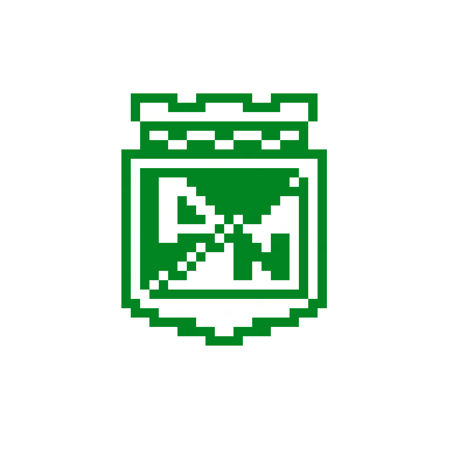 Atlético Nacional Emblem Pärlplatta Design