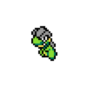 Bagon Nyckelring Version Shiny pärlplatta mall