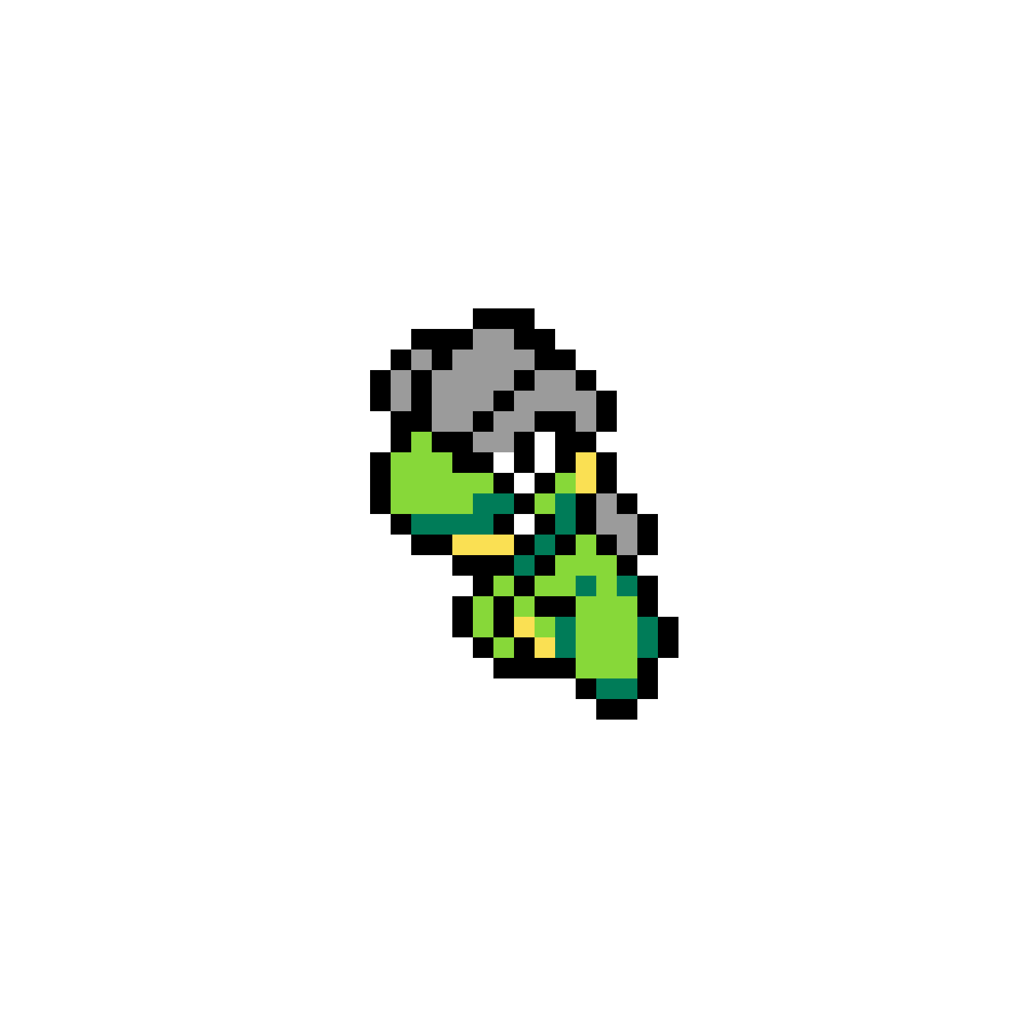 Bagon Nyckelring Version Shiny pärlplatta mall