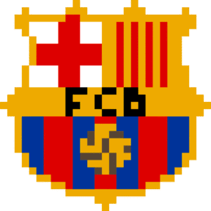 Barcelona Logotyp Pärlplatta Design