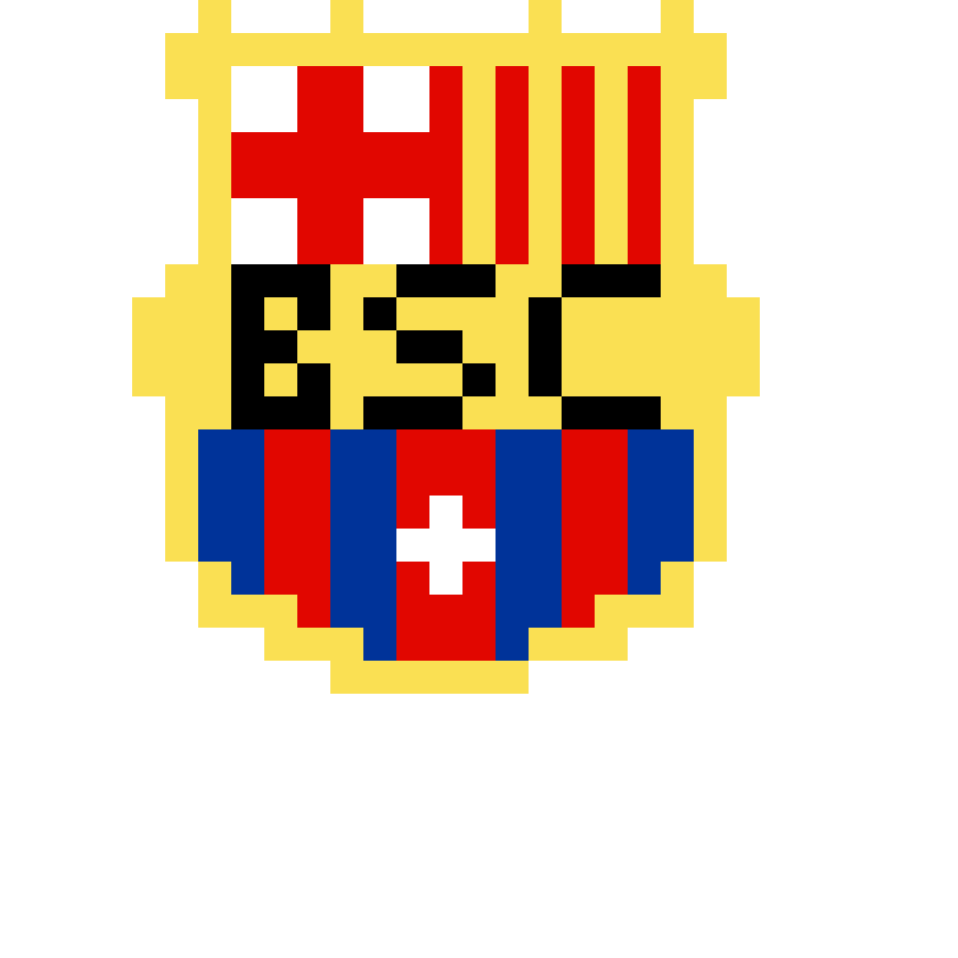 Barcelona SC Emblem Pärlplatta Design