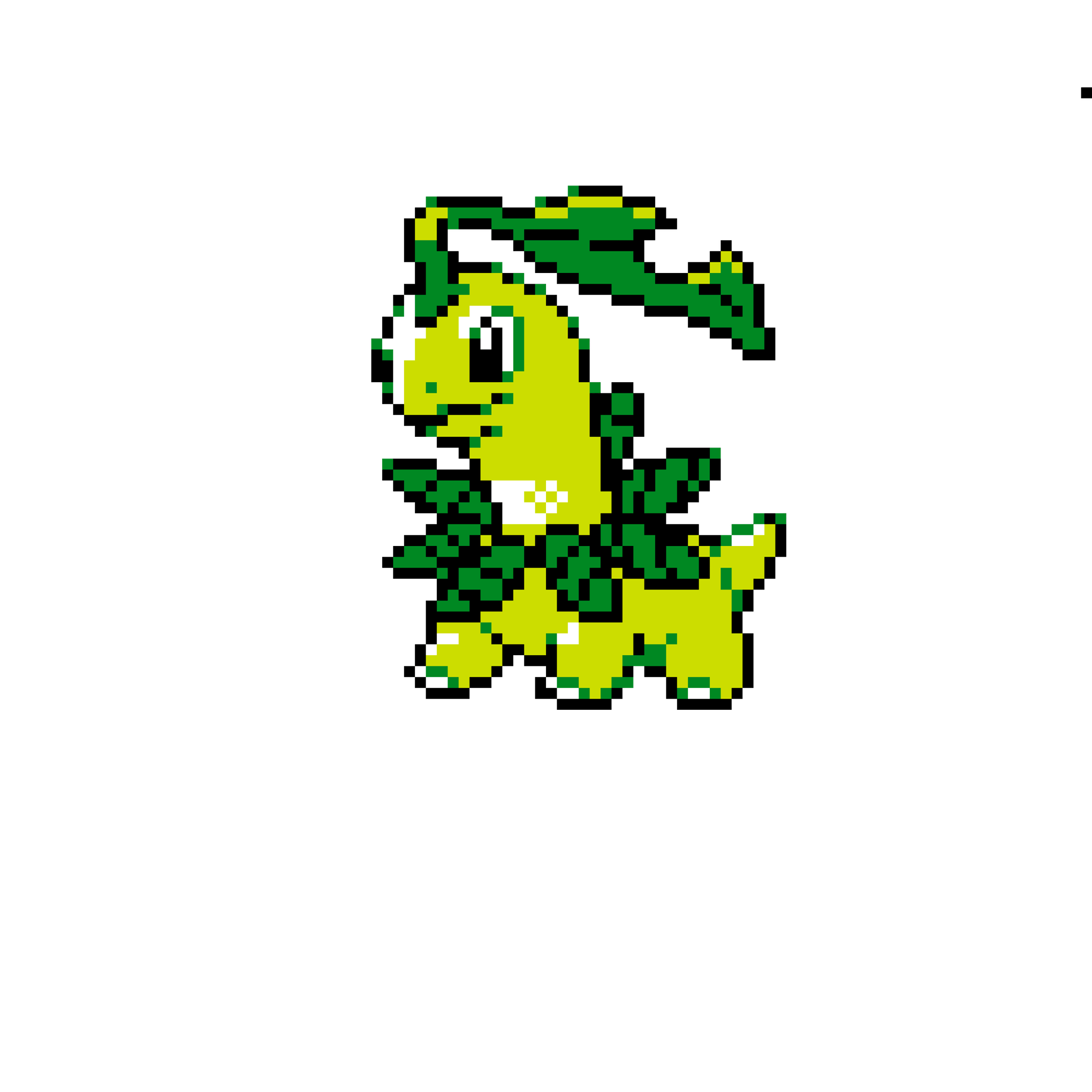 Bayleef Pokemon Crystal Pärlplatta Design
