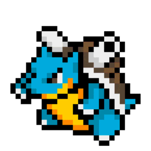 Blastoise pärlplatta mall