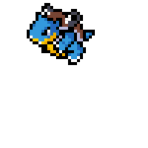 Blastoise pärlplatta mall