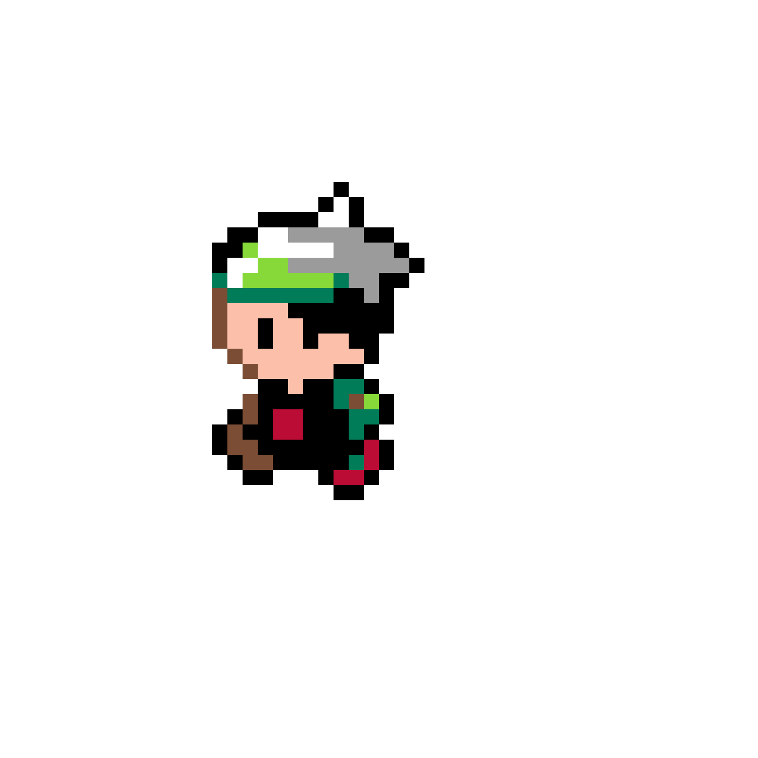 Brendan pärlplatta mall