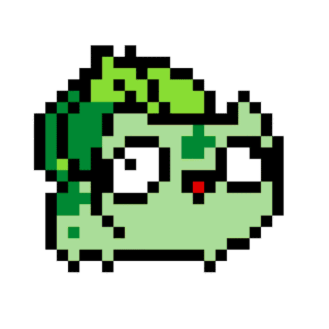 Bulbasaur Derpy pärlplatta mall