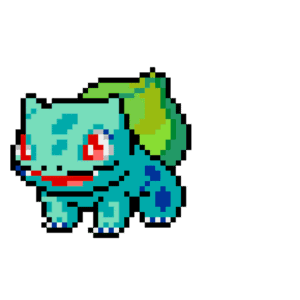 Bulbasaur pärlplatta mall