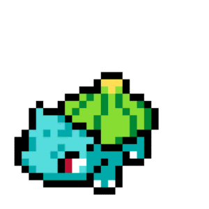 Bulbasaur pärlplatta mall