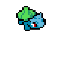 Bulbasaur pärlplatta mall