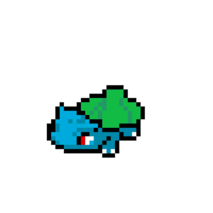 Bulbasaur pärlplatta mall