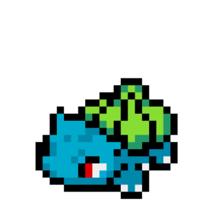 Bulbasaur pärlplatta mall