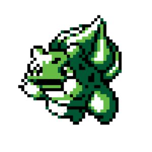 Bulbasaur pärlplatta mall