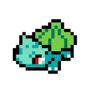 BULBASAUR pärlplatta mall