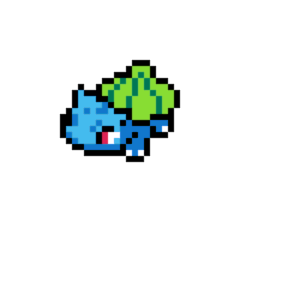 Bulbasaur pärlplatta mall