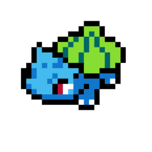 Bulbasaur pärlplatta mall