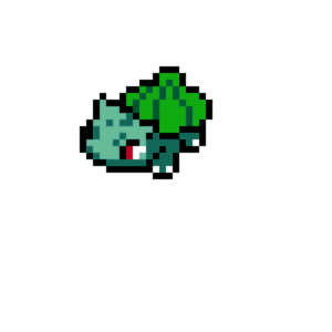 Bulbasaur pärlplatta mall