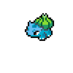 Bulbasaur pärlplatta mall