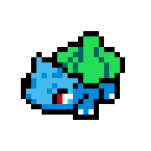 Bulbasaur pärlplatta mall