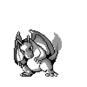 Charizard Original pärlplatta mall