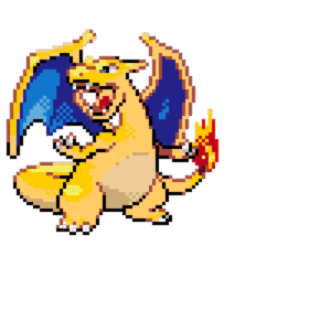 Charizard Tavla pärlplatta mall