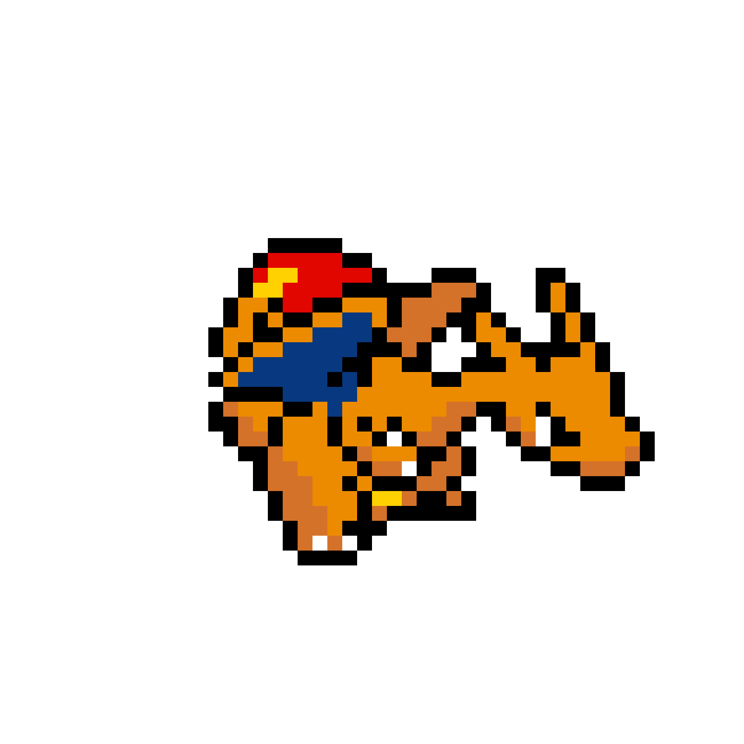 Charizard Pärlplatta Design