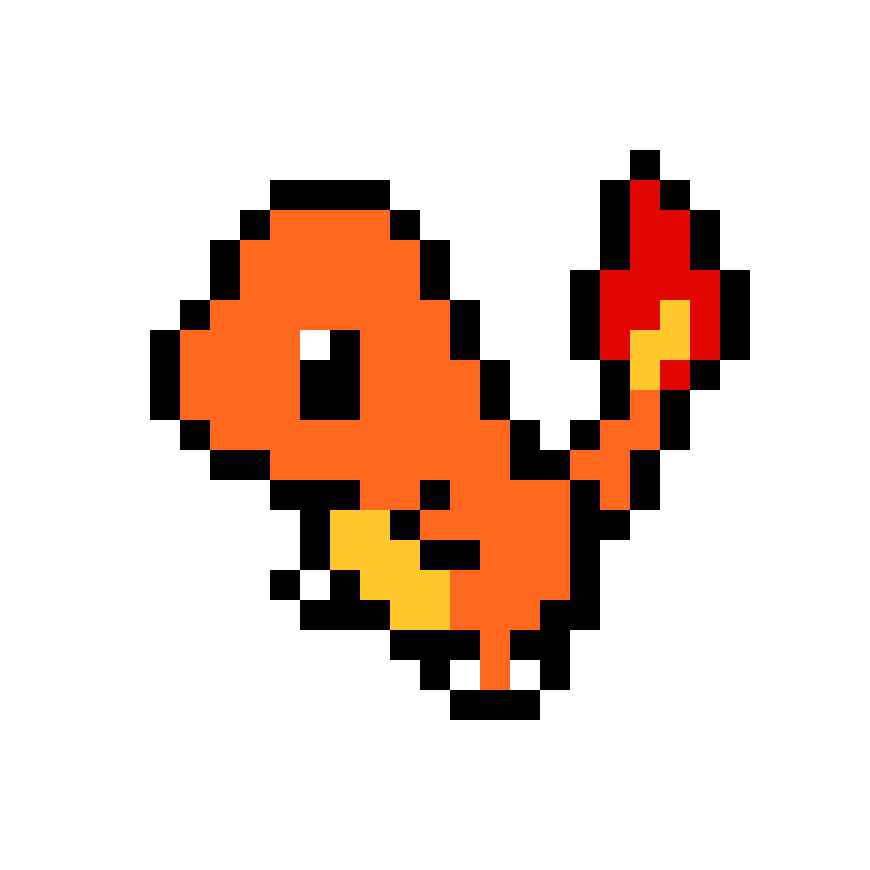 Charmander Pärlplatta Design