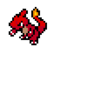 Charmeleon pärlplatta mall