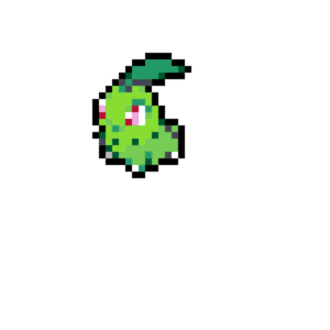 Chikorita pärlplatta mall