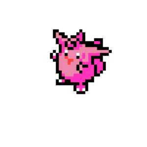 Clefable pärlplatta mall