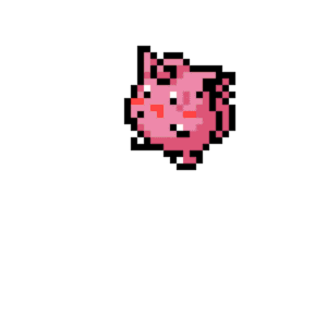 Clefairy pärlplatta mall