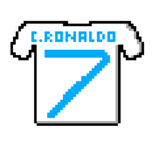 Cristiano Ronaldo Pärlplatta Design