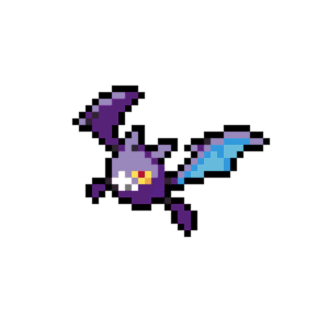 Crobat pärlplatta mall