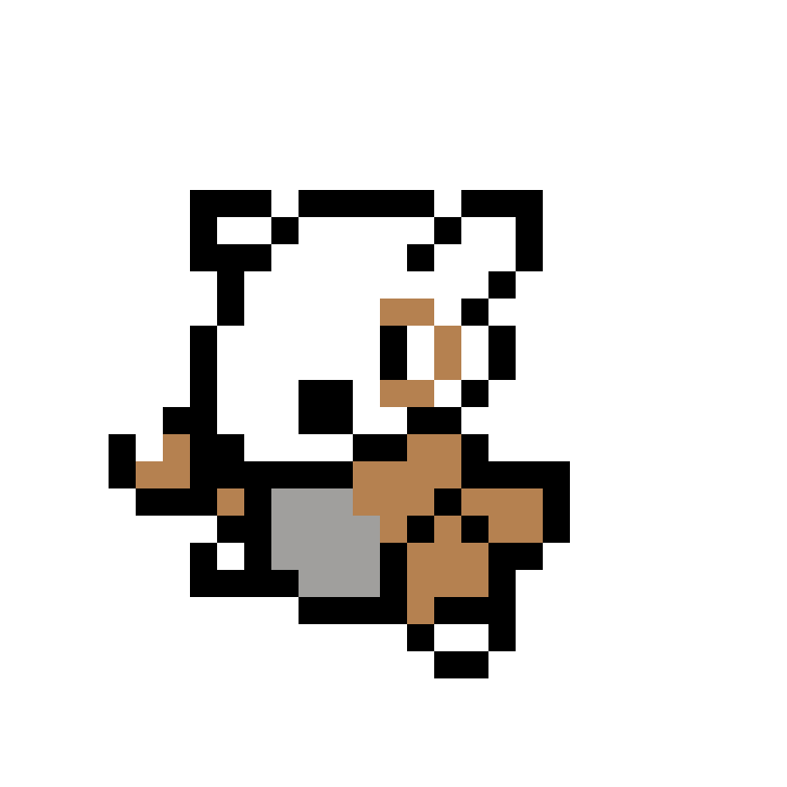 Cubone Pokemon Pärlplatta Design