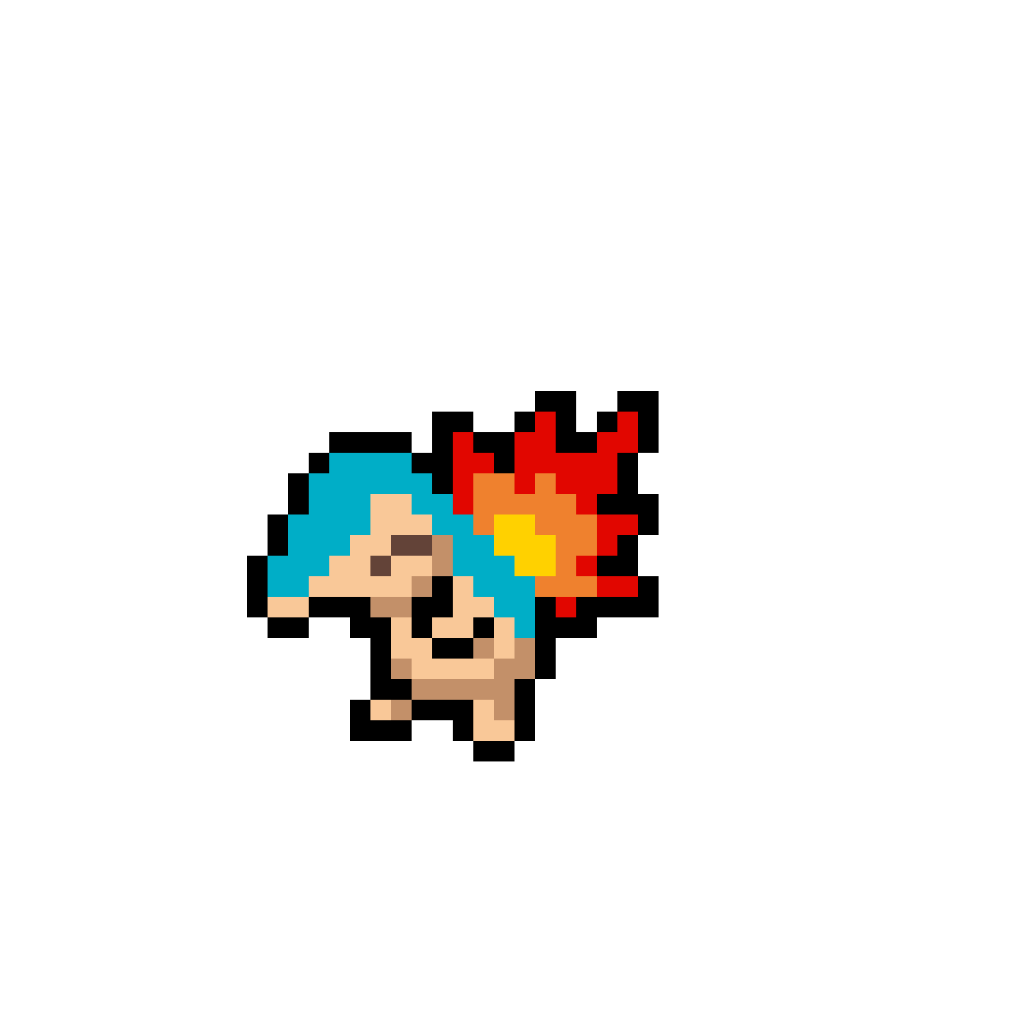 Cyndaquil Pärlplatta Design