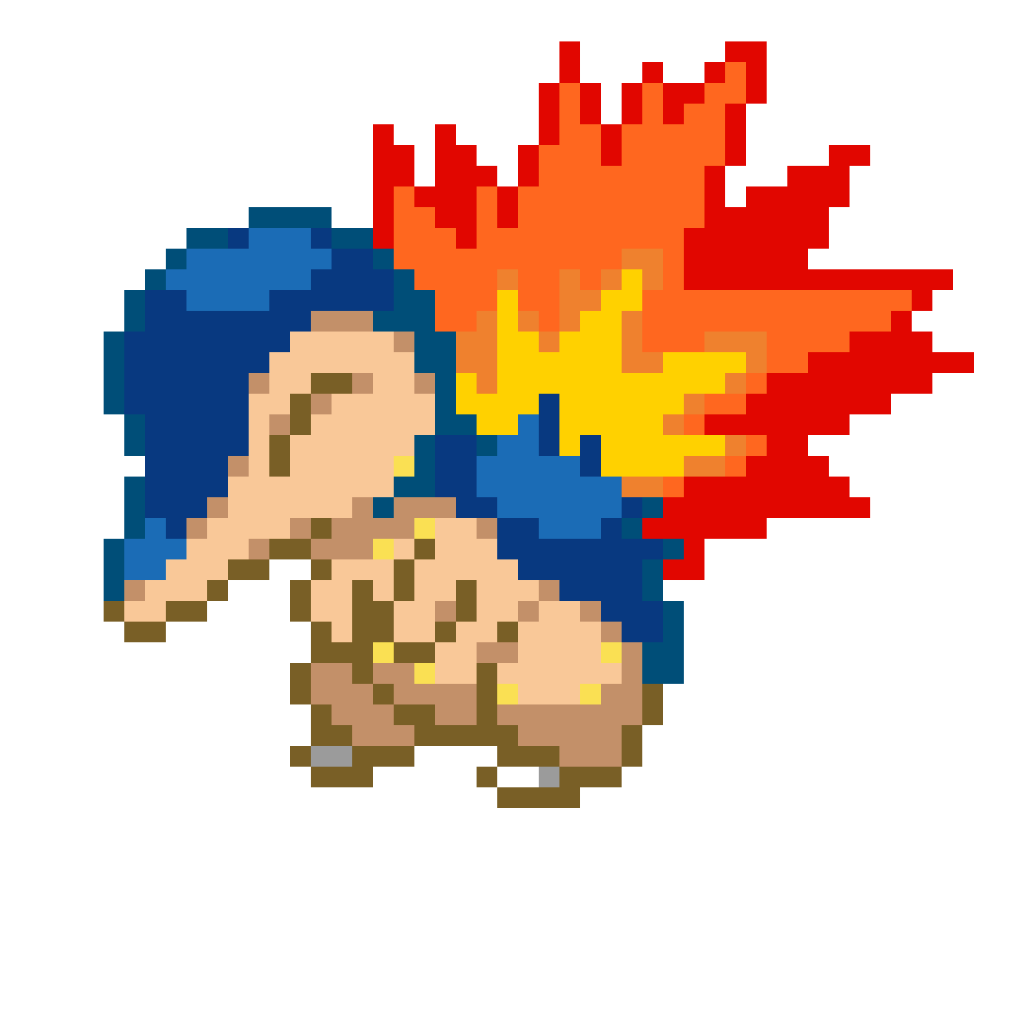 Cyndaquil Pärlplatta Design