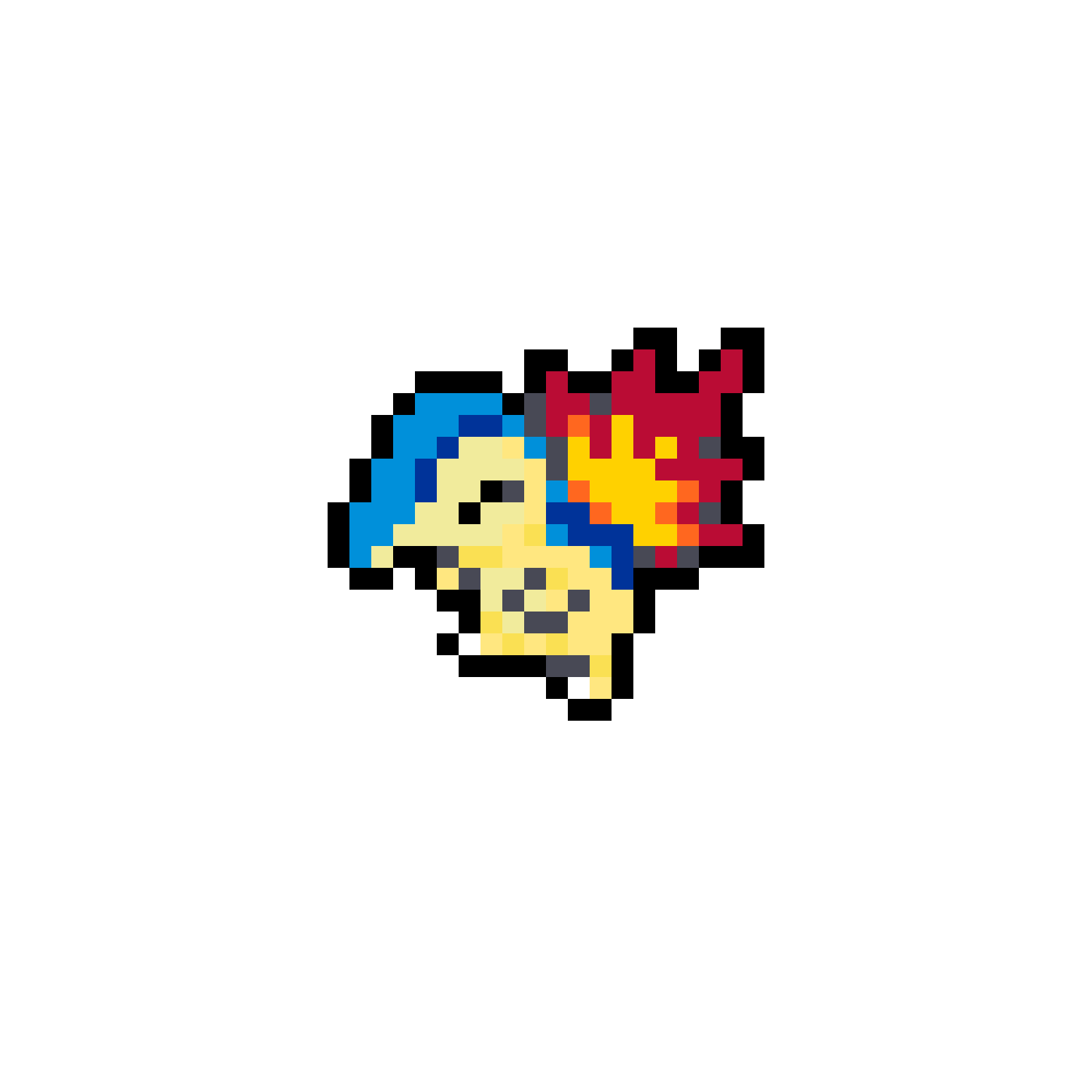 Cyndaquil Pärlplatta Design