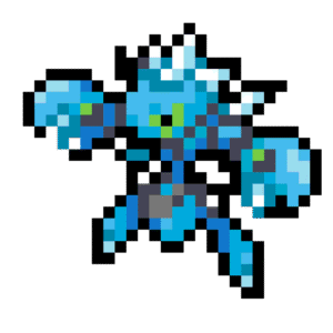 Delta Scizor pärlplatta mall