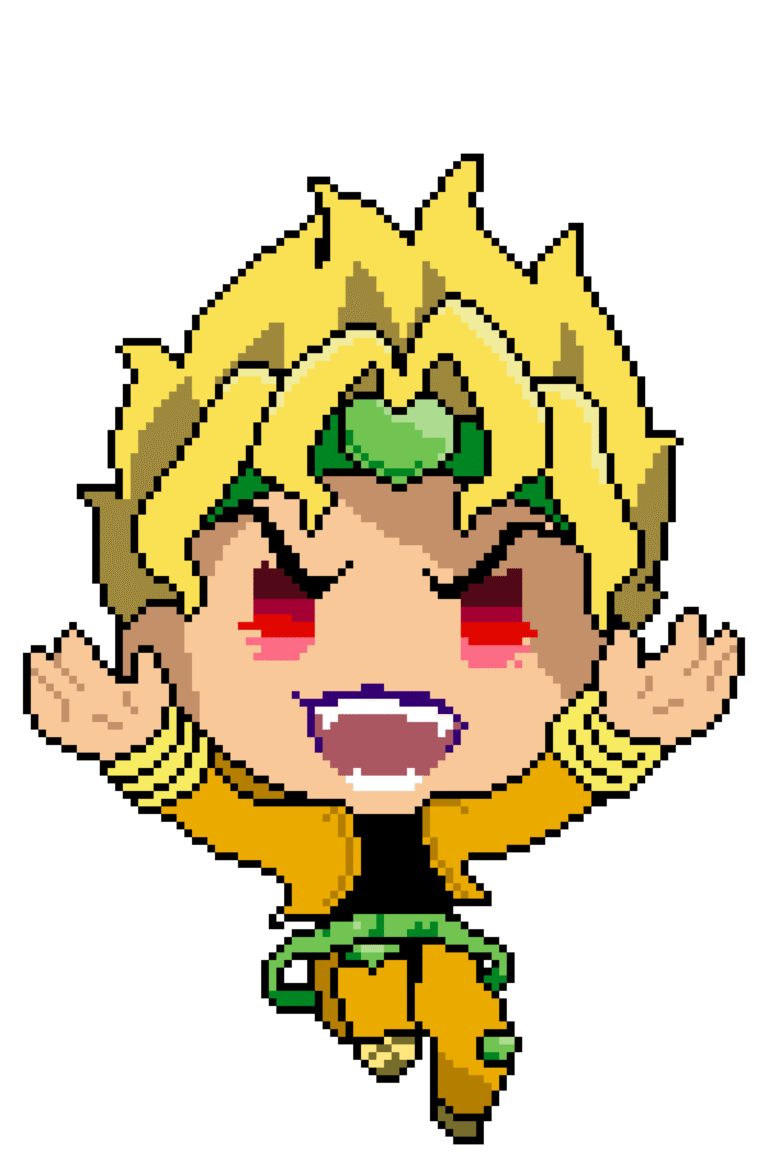 Dio Jojo’s Bizarre Adventure Pitter Patter Pop XXL Parlplatta Mall – 6570 parlor | ParlEventyr