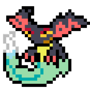 Dragaplut Pokemon pärlplatta mall