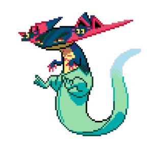 Dragapult pärlplatta mall